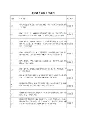 平安建设宣传工作计划.docx