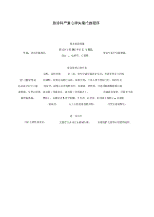急诊科严重心律失常抢救程序.docx