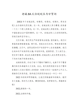 老城区人民法院院长元旦贺词.docx