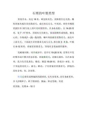 石栗的叶裂类型.docx