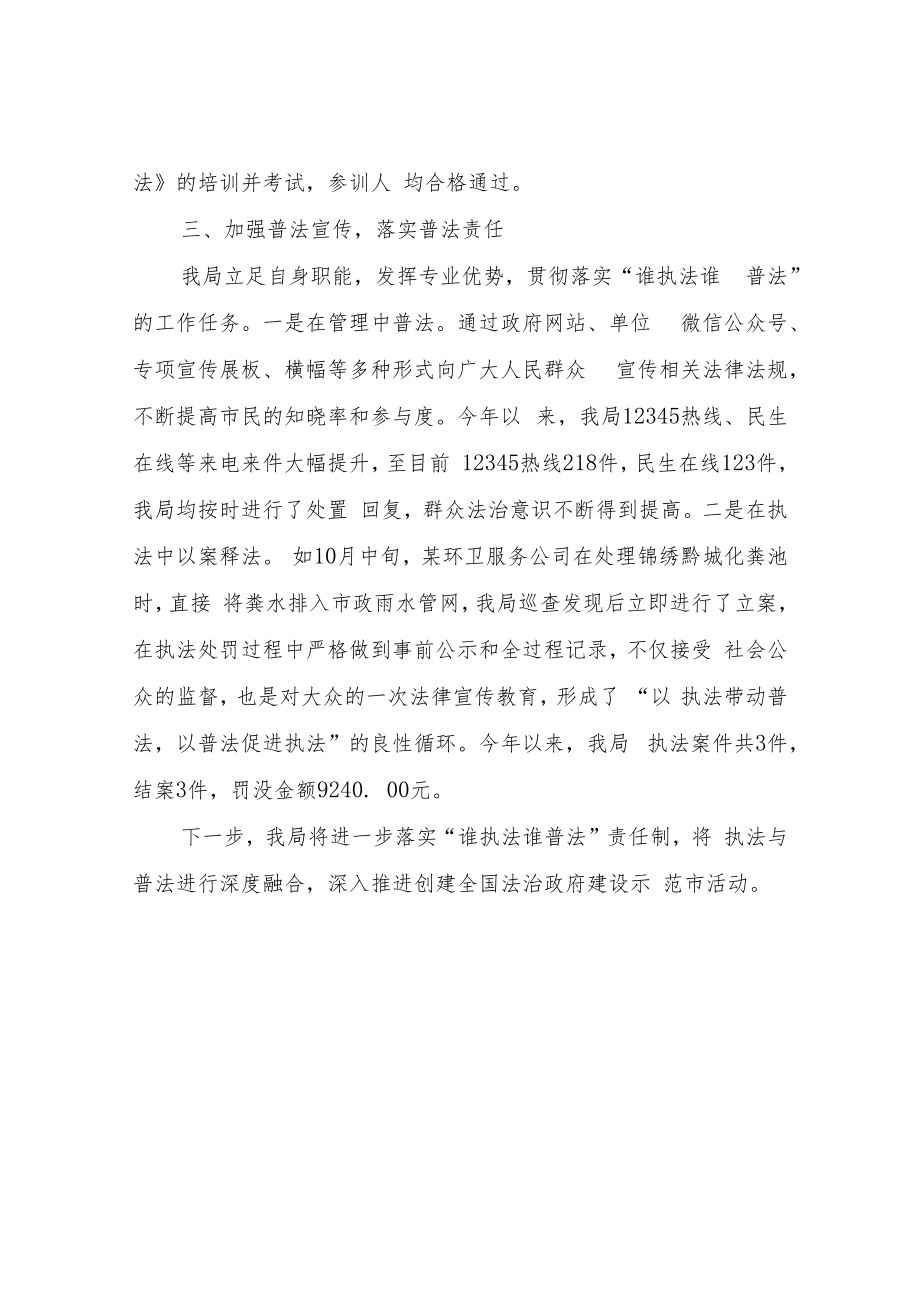XX县综合行政执法局落实普法责任制工作总结.docx_第2页
