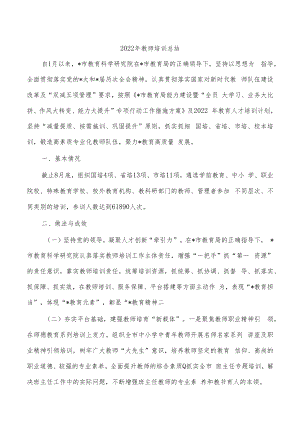2022年教师培训总结.docx