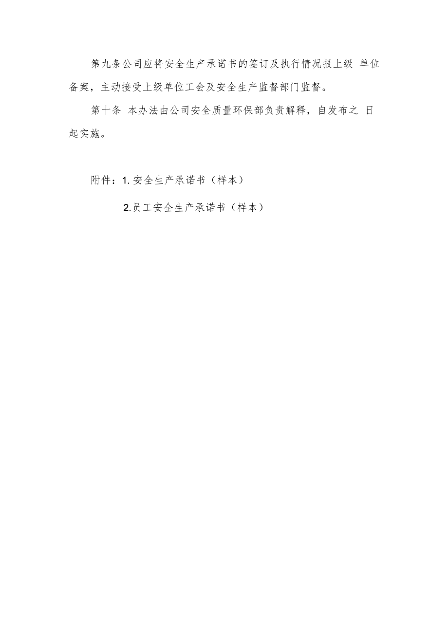 2022《公司安全生产承诺管理办法》.docx_第3页