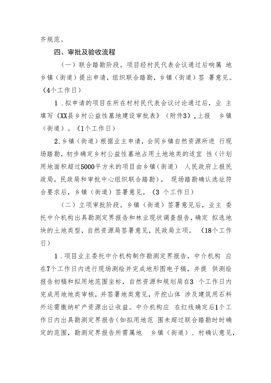 XX县乡村公益性墓地审批办法.docx_第2页