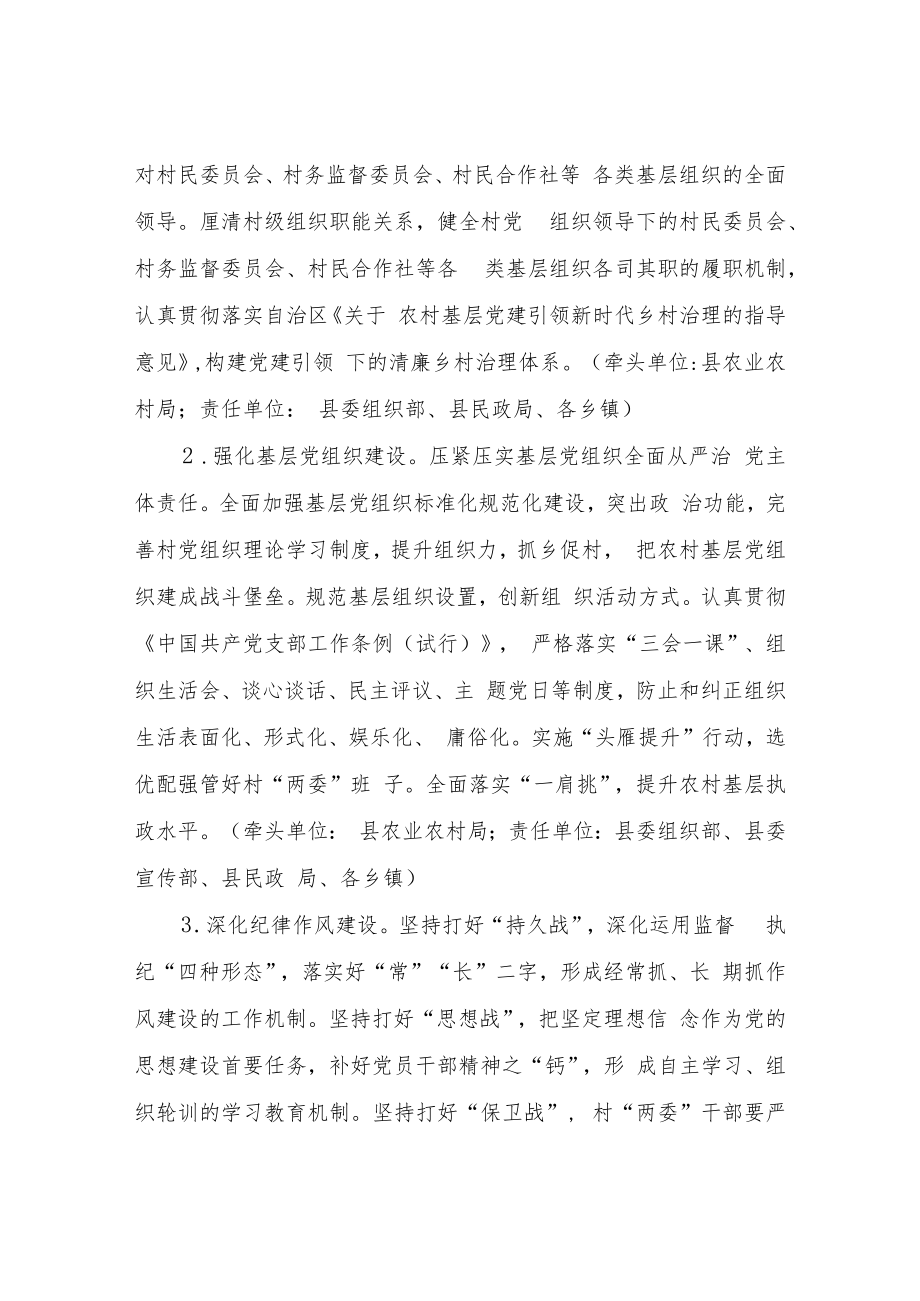 XX自治县清廉乡村建设实施方案.docx_第3页
