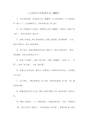 (40例)人大政协工作类排比句.docx