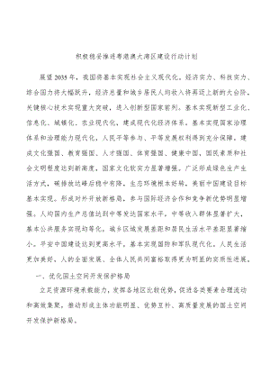 积极稳妥推进粤港澳大湾区建设行动计划.docx
