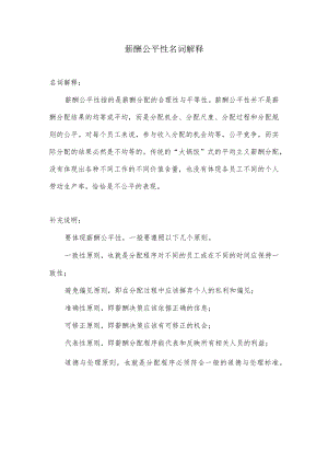 薪酬公平性名词解释.docx