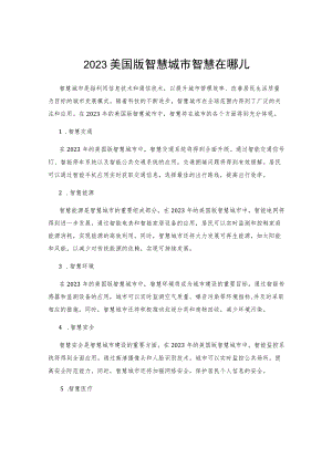 2023美国版智慧城市智慧在哪儿.docx