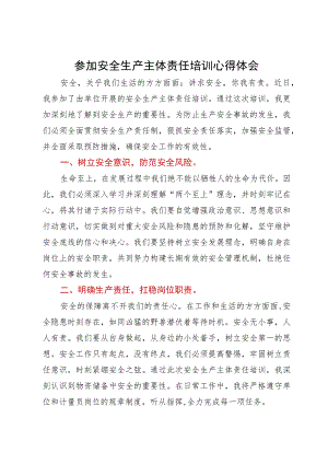 参加安全生产主体责任培训心得体会.docx