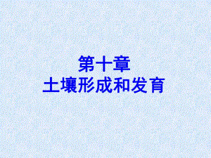 第10章土壤形成和发育.ppt