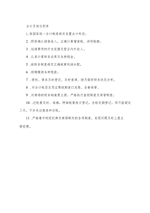 会计员岗位职责.docx