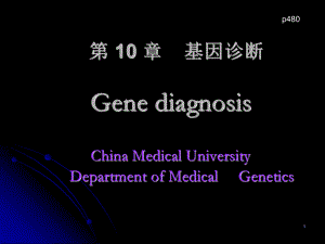 第10章基因诊断GenediagnosisChinaMedi名师编辑PPT课件.ppt