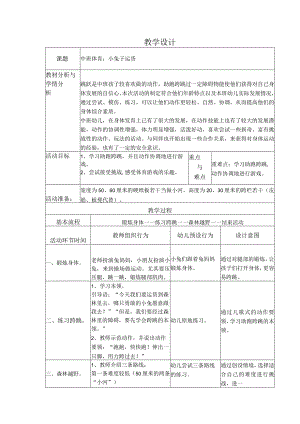 幼儿园中班体育《小兔子运货》教学设计.docx
