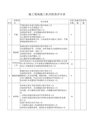 施工现场施工机具检查评分表.docx