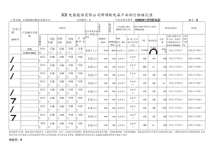 XX电器股份有限公司照明配电箱产品例行检验记录（2023年）.docx