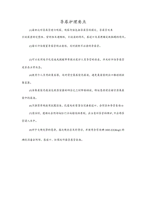 导尿护理要点.docx