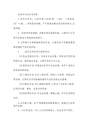 医院休克的应急预案.docx