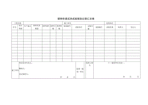 砌体砂浆试块试验报告记录汇总表.docx