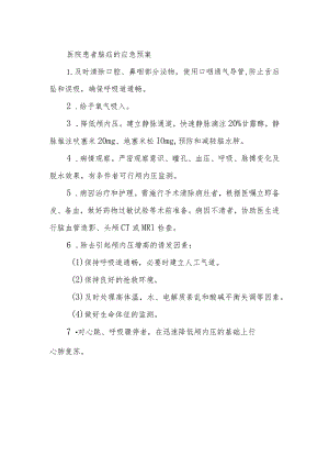 医院患者脑疝的应急预案.docx