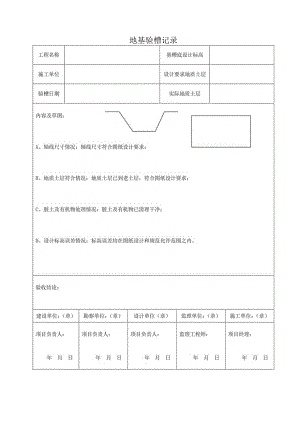 地基验槽记录.docx