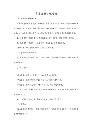 导管安全护理措施.docx