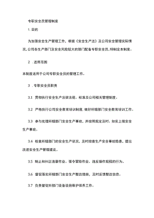 专职安全员管理制度.docx