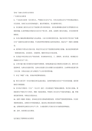 发电厂各级人员岗位安全职责.docx