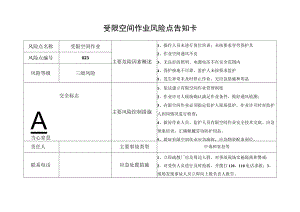 受限空间作业风险点告知卡.docx