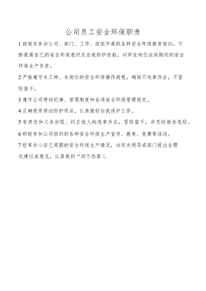 公司员工安全环保职责.docx