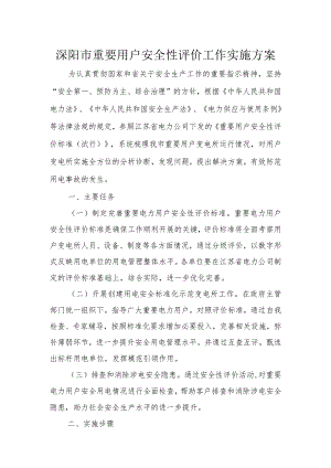 溧阳市重要用户安全性评价工作实施方案.docx