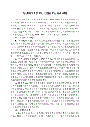 湖塘镇国土资源动态巡查工作实施细则.docx