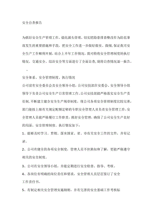 安全自查报告.docx