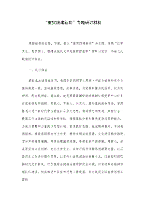 “重实践 建新功”专题研讨材料.docx