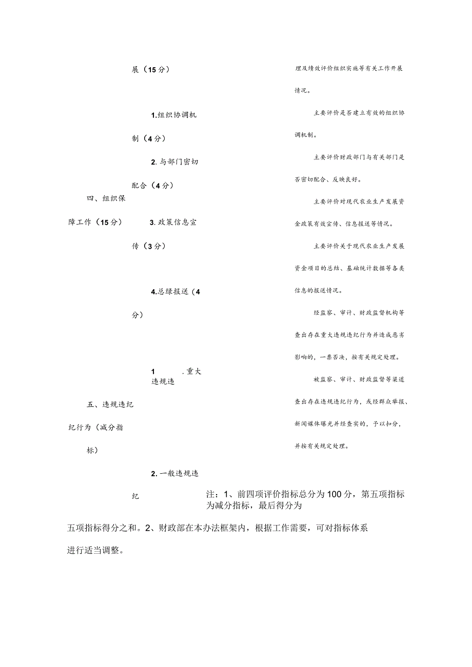 财政部对省级财政务部门绩效评价量化指标表.docx_第2页