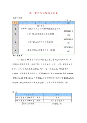 地下室防水工程施工方案.docx