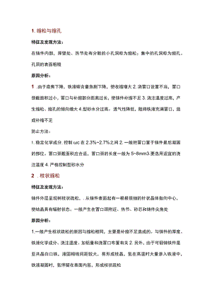 可锻铸铁件缺陷原因分析及解决办法.docx