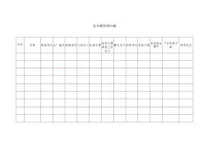 安全阀管理台账.docx