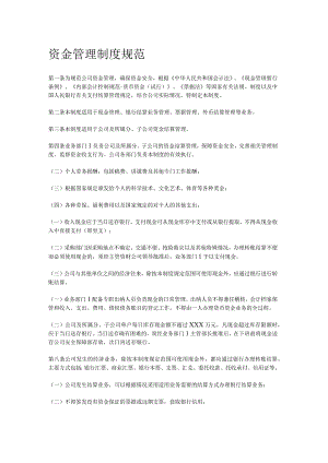 资金管理制度规范.docx