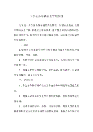 大学公务车辆安全管理制度.docx