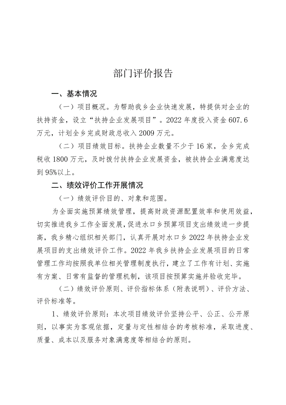 部门评价报告.docx_第1页