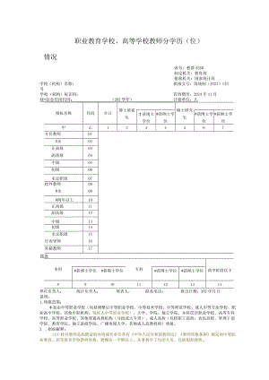 教基4360职业教育学校、高等学校教师分学历（位）情况.docx