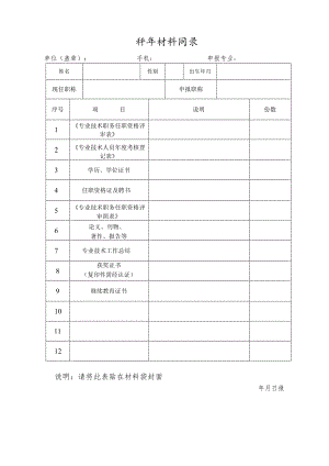评审材料目录.docx