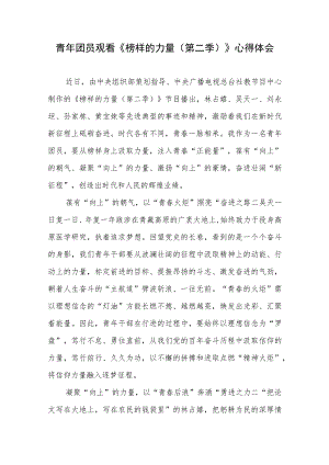 观看《榜样的力量（第二季）》感悟心得体会3篇.docx