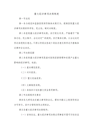 重大经济事项决策制度.docx