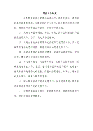 团委工作制度.docx