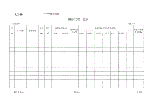 JJ2-26 路面工程一览表.docx
