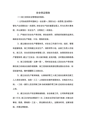 安全保证措施（详细）.docx