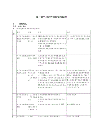 电厂电气预防性试验操作规程.docx