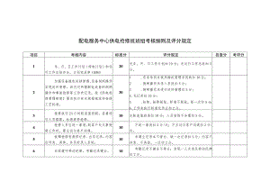 配电服务中心供电抢修班班组考核细则及评分规定.docx